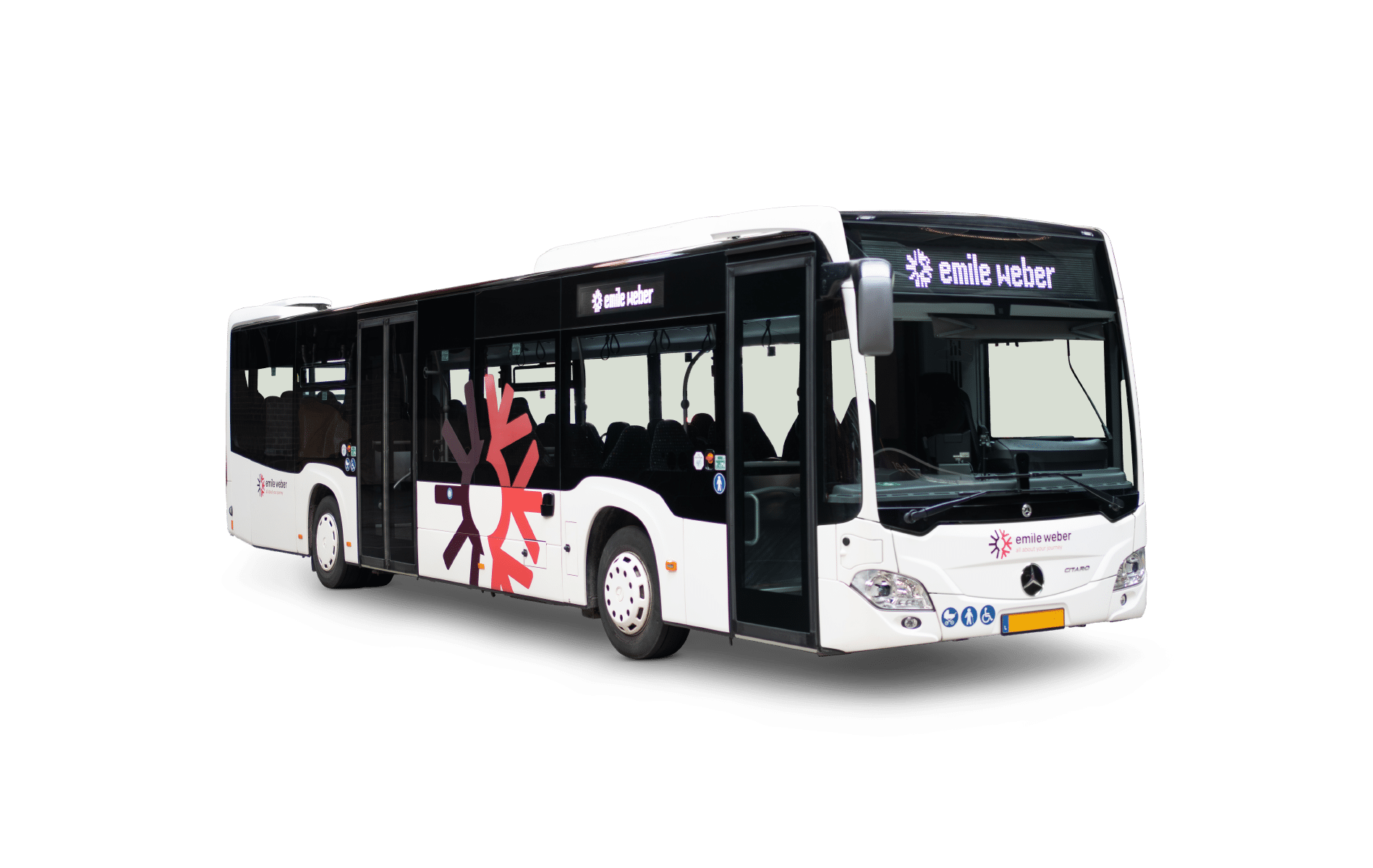 Accessible low-floor bus