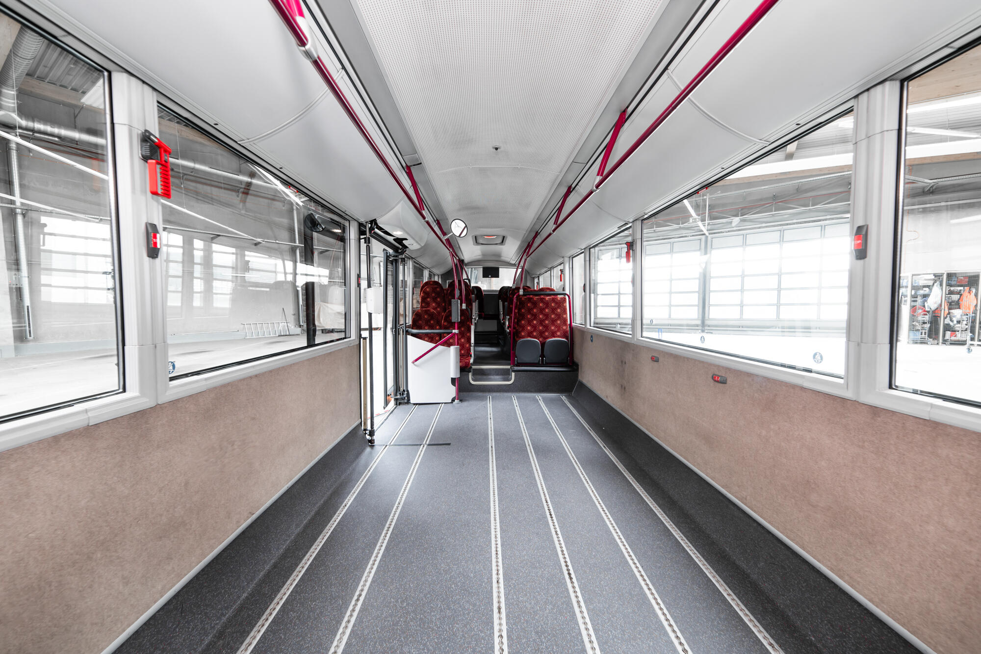 Barrierefreier Niederflurbus