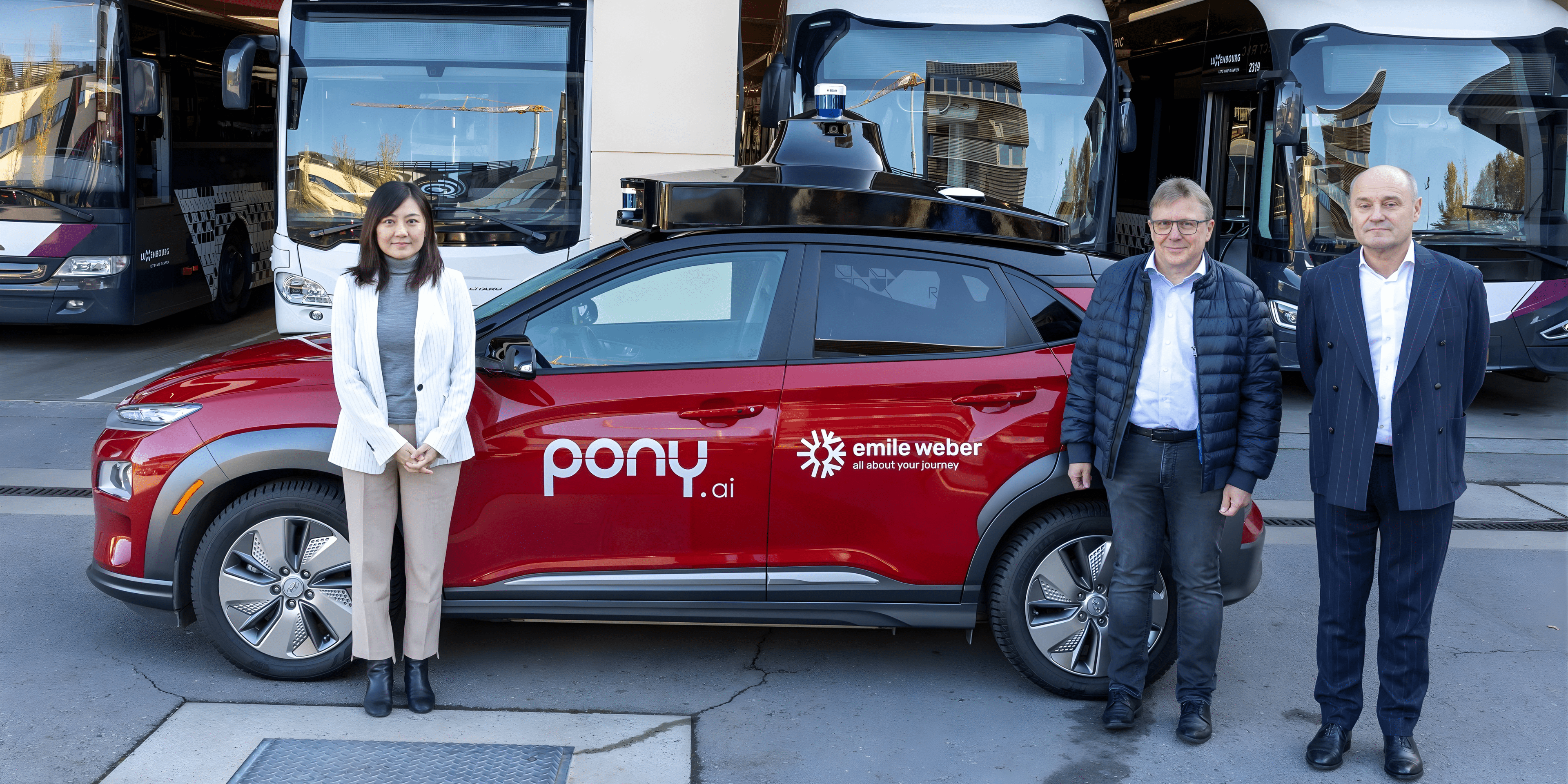 Emile Weber und Pony.ai starten Partnerschaft zur Förderung autonomer Mobilität in Luxemburg
