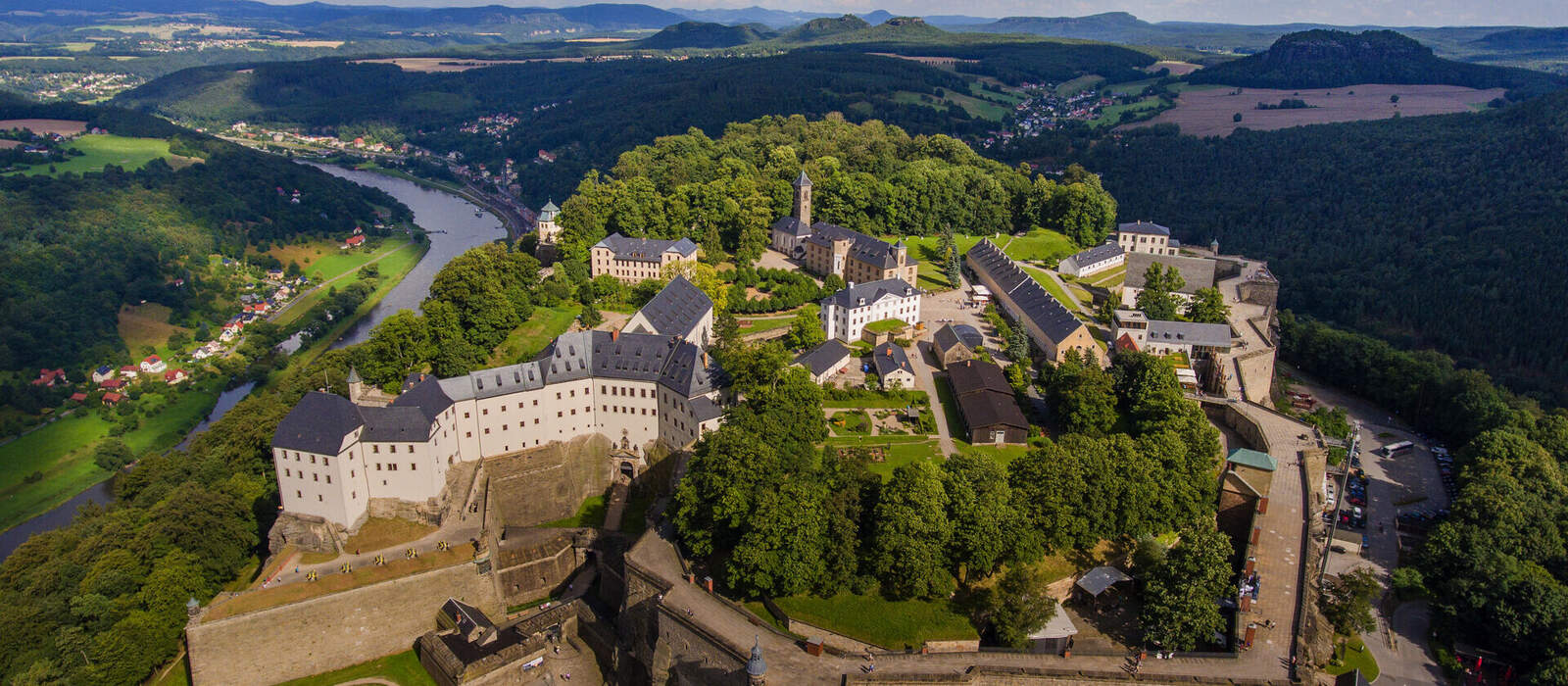 Festung Königstein im Elbsandsteingebirge, Deutschland ©Sliver - stock.adobe.com