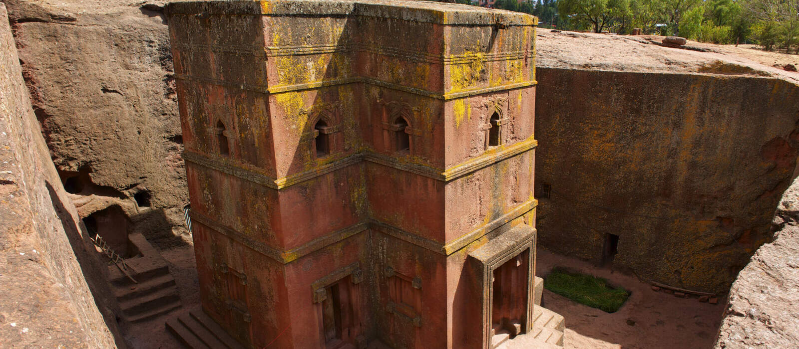 die einzigartige monolithische Felsenkirche St. Georg in Lalibela, Äthiopien ©Dmitry Chulov - stock.adobe.com
