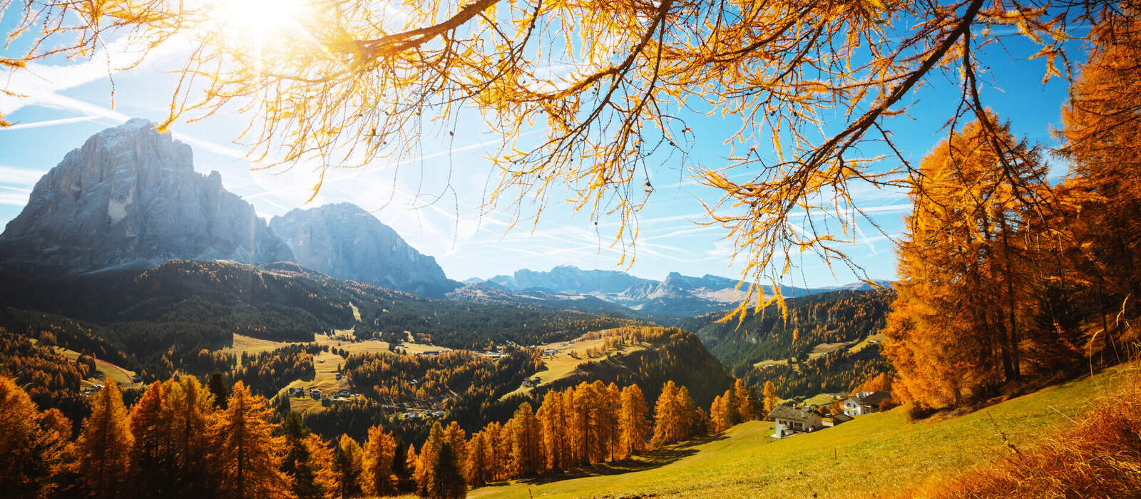 Herbstlandschaft in Gröden © Leonid Tit - stock.adobe.com