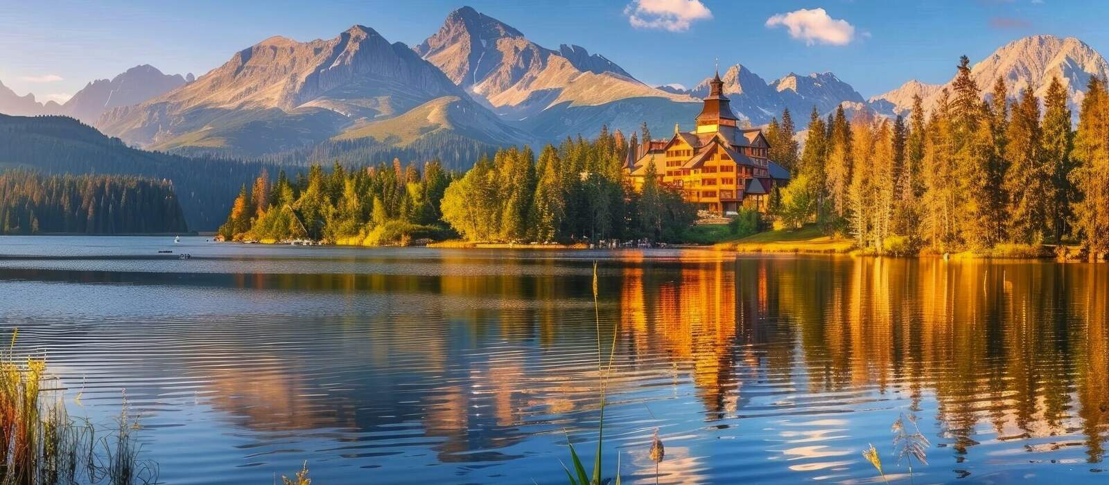 Bergsee Strbske Pleso im Nationalpark Hohe Tatra © Nicat - stock.adobe.com