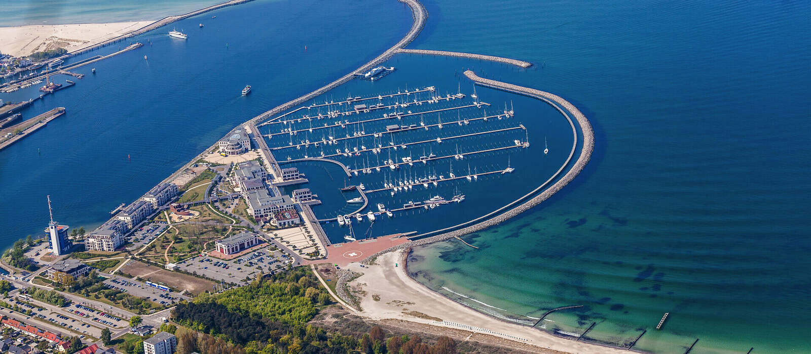 Luftbild der Hohen Düne in Warnemünde © www.kollektiv-blickwinkel.de