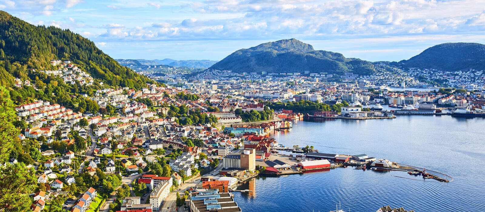 Bergen vom Berg in Sandviken aus gesehen © Oleksandr Dibrova - stock.adobe.com