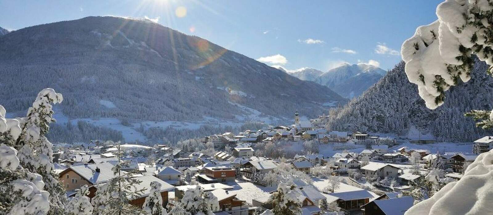 winterliches Arzl im Pitztal © TVB Pitztal