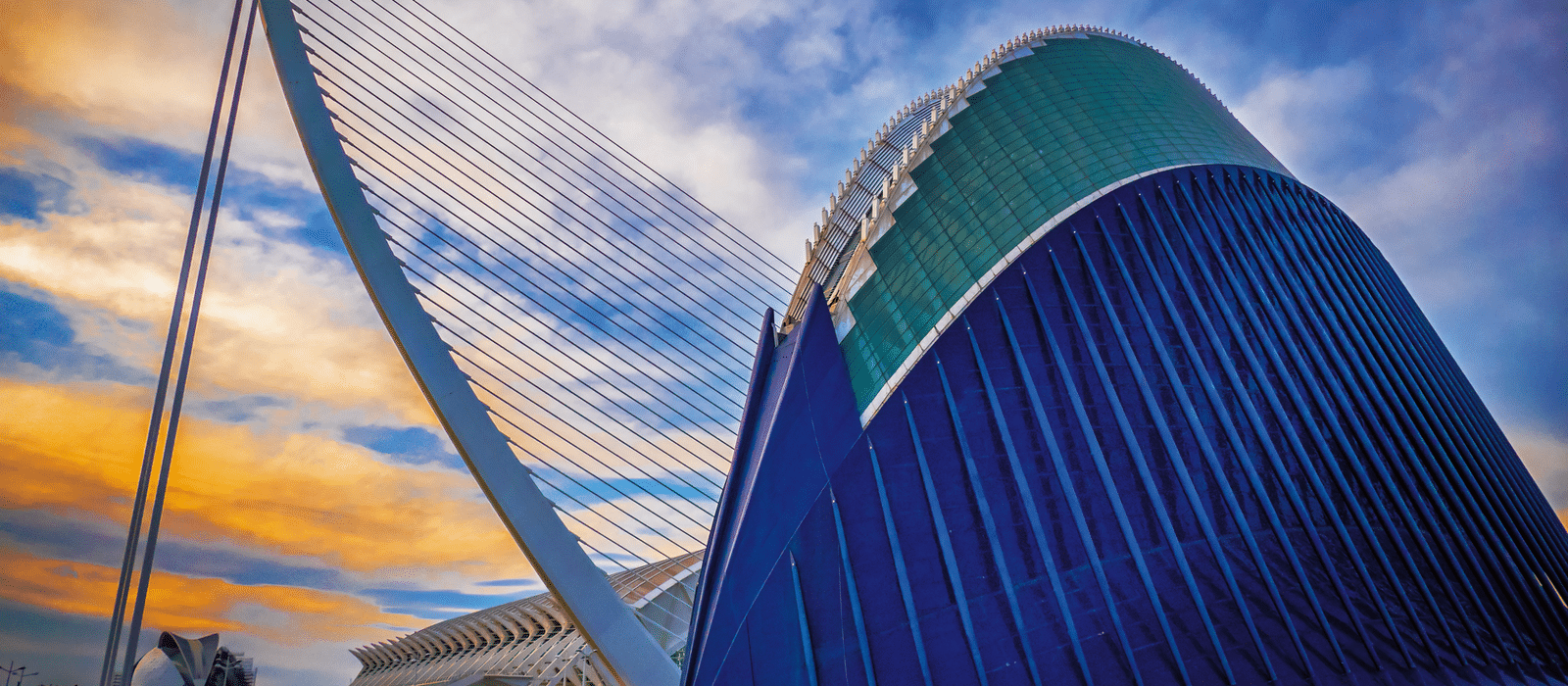 Ciutat de les Arts i les Ciències in Valencia, Spanien