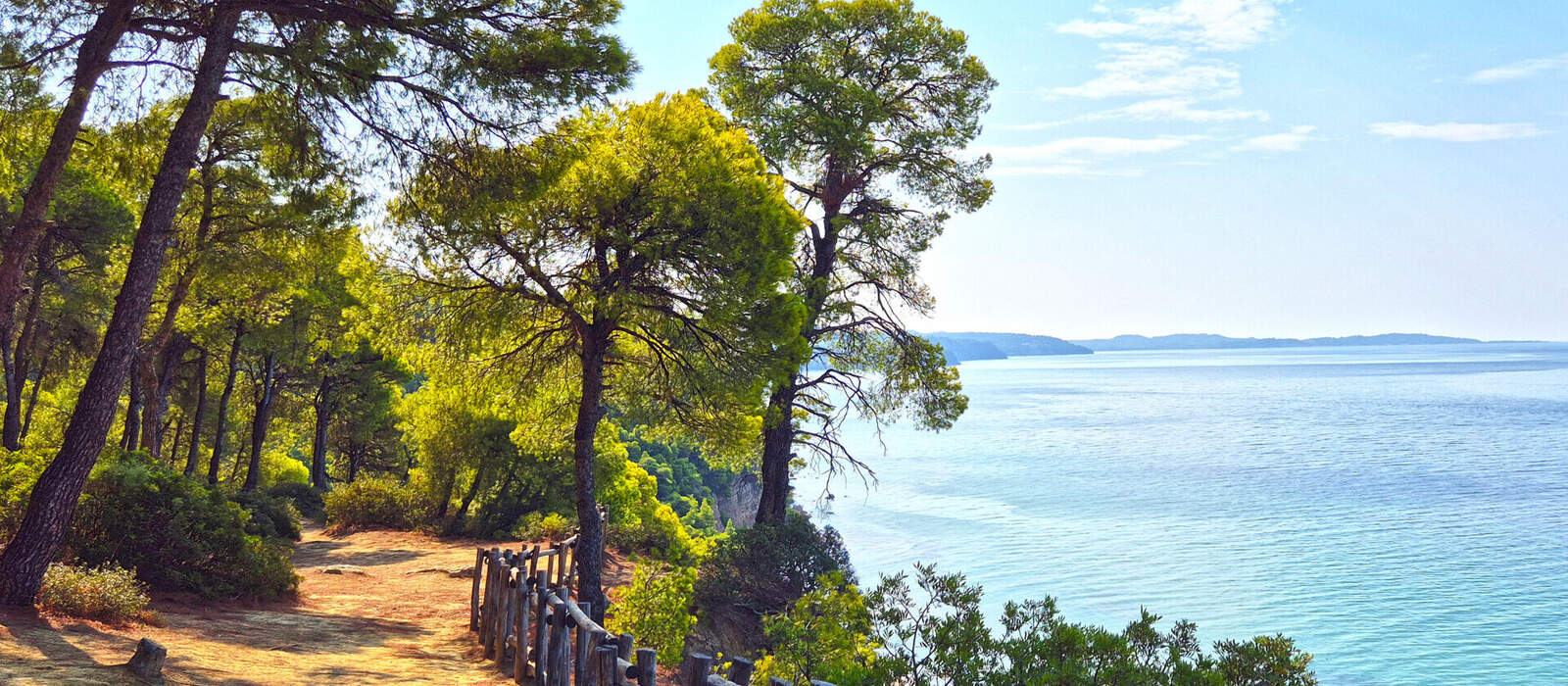 Coastal hiking path on Chalkidiki, Kassandra peninsula near Sane / Sani, Greece © Christian Pauschert - stock.adobe.com