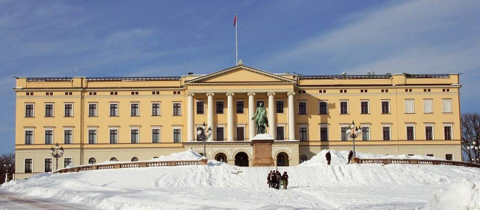 Königliches Schloss im Winter
