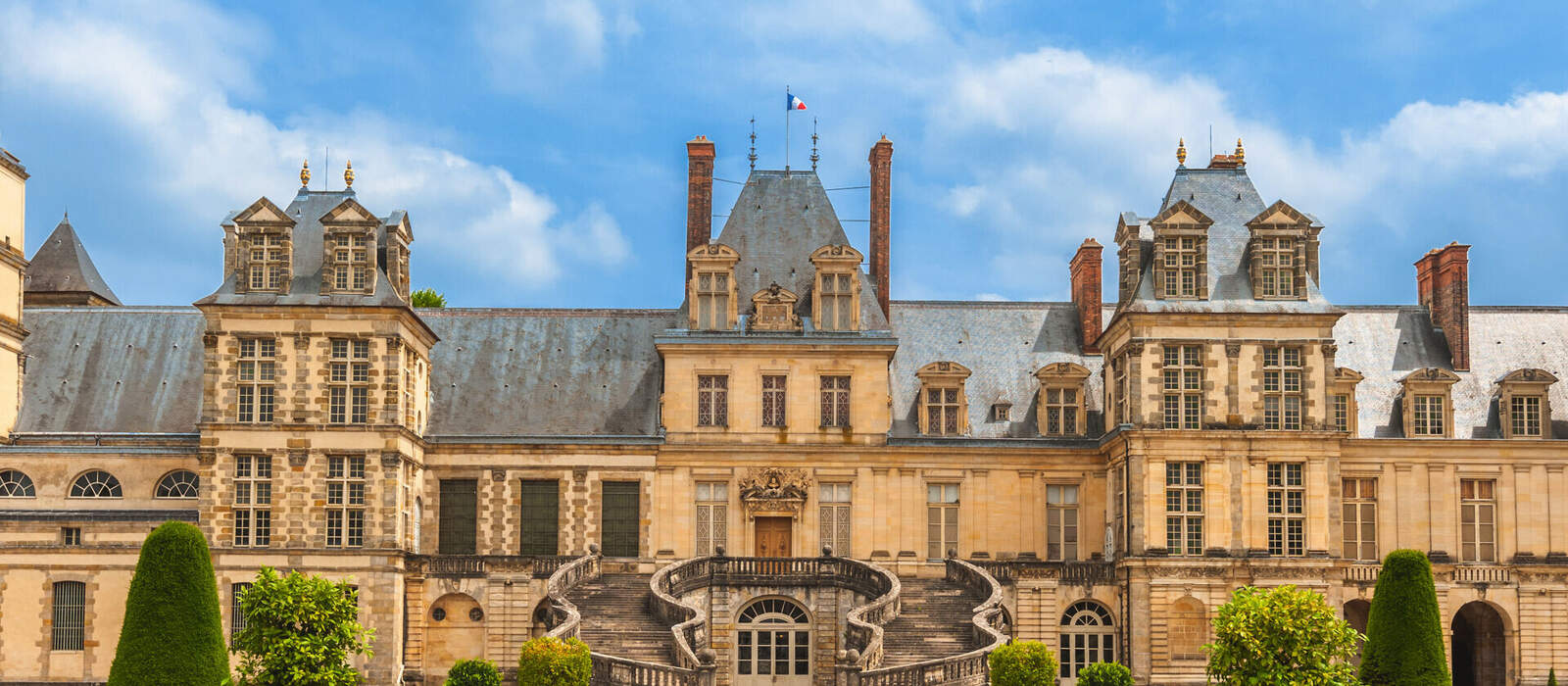 Schloss Fontainebleau in der Nähe von Paris in Frankreich © Richie Chan - stock.adobe.com