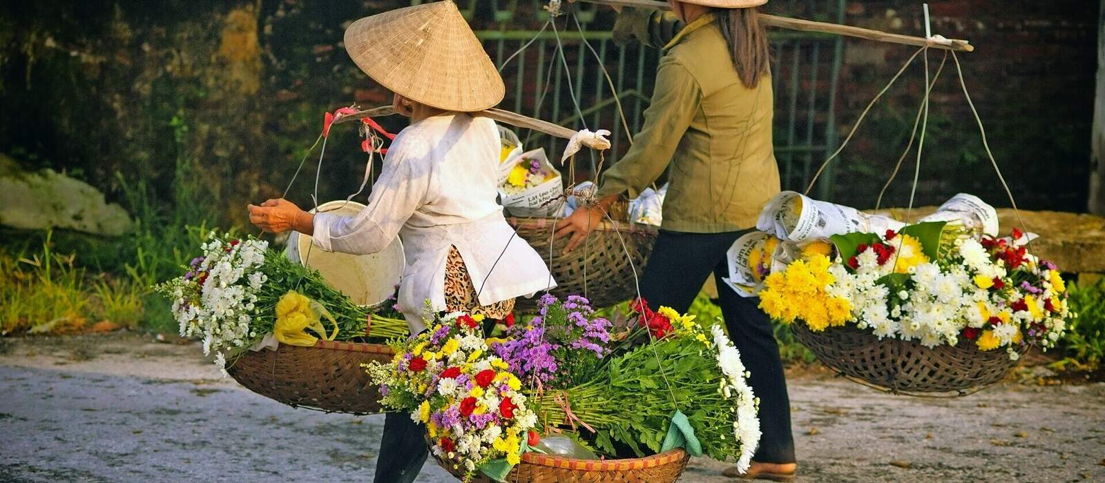 Leben des vietnamesischen Floristenanbieters in Ha Noi, VIETNAM © cristaltran - stock.adobe.com