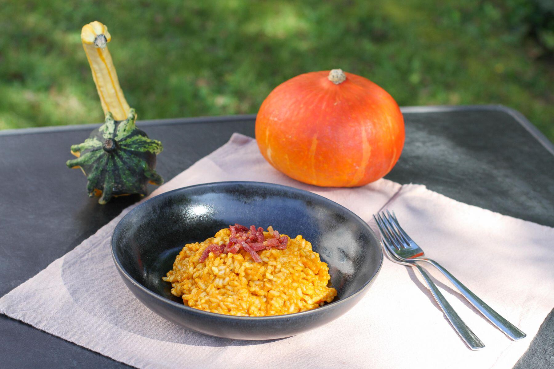 WebCamper Autumn recipe - Pumpkin Risotto 